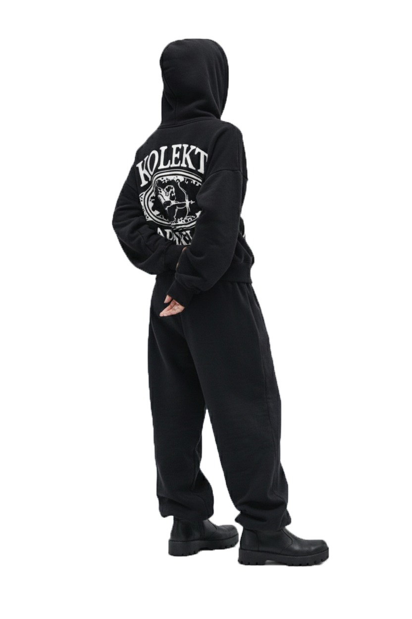 Kolekt apparel co "youki’s " heavyweight zip-up hoodie