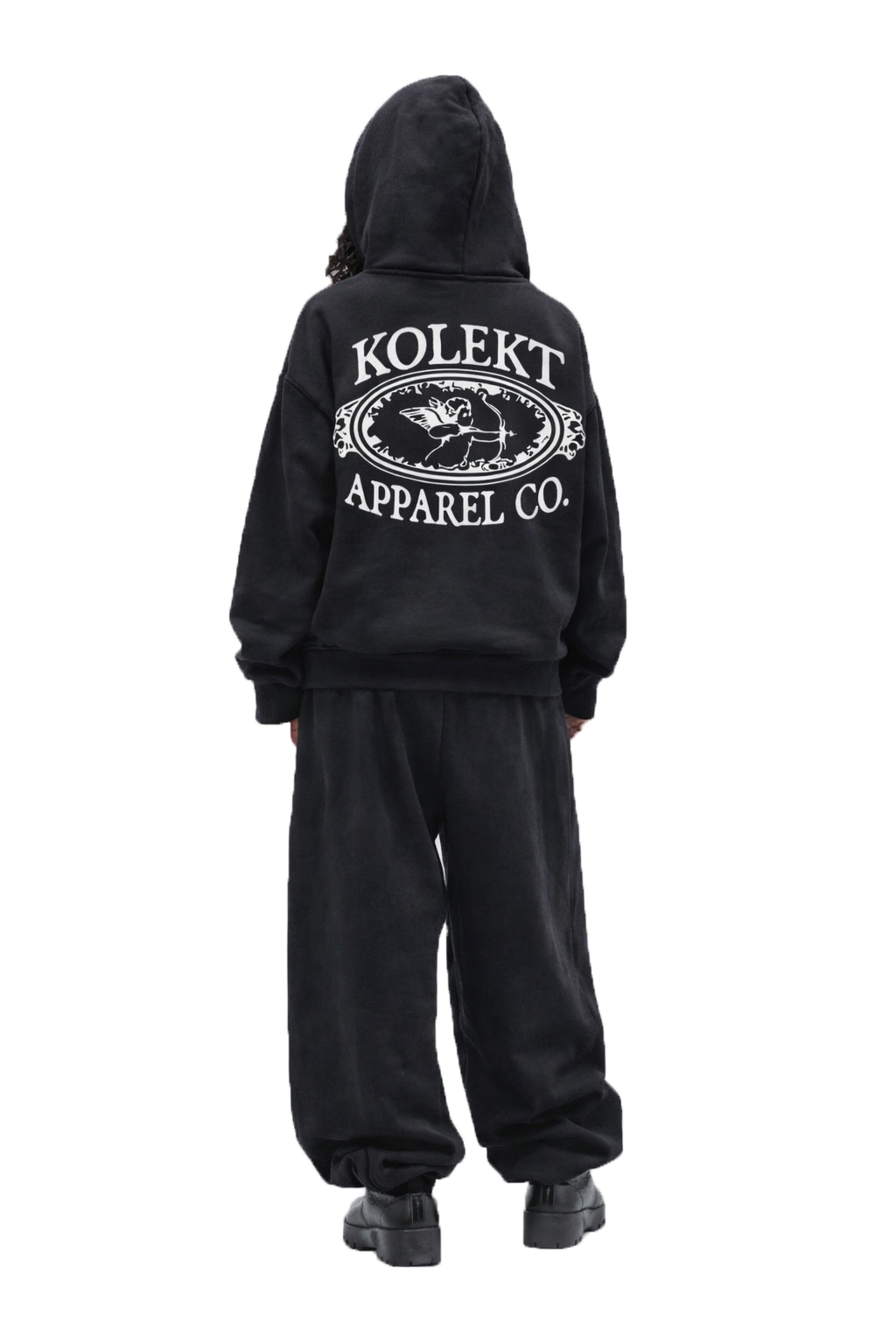 Kolekt apparel co "youki’s " heavyweight zip-up hoodie